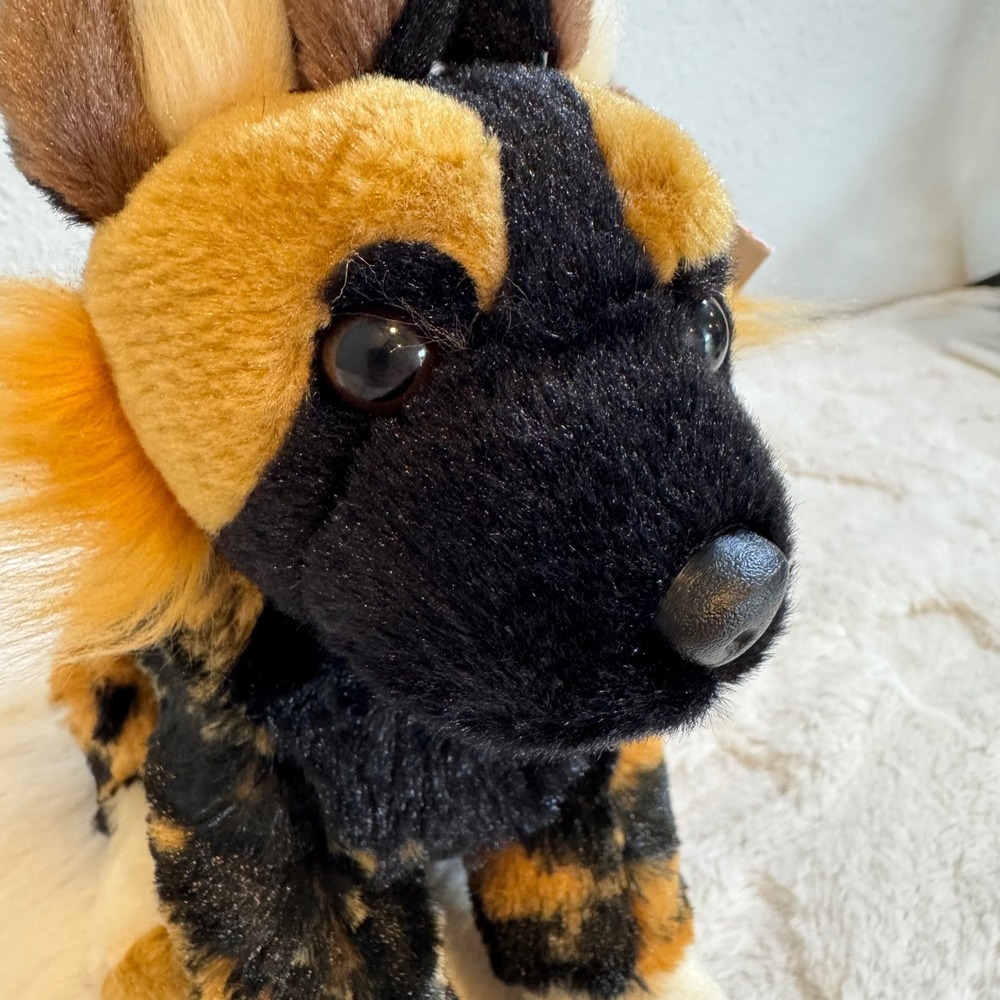 Wild Republic African Wild Dog Plush CK Mini Stuffed Animal 10830 8 inch NWT - Picture 3 of 6